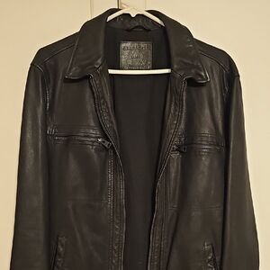 All Saints Black Leather Jacket